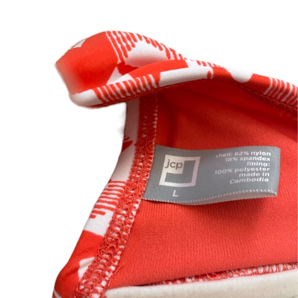 Like new coral strapless bikini M/L - Picture 6 of 7